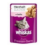 Whiskas Me encanta Comer - Muerde y Disfruta con Salmón 28x85 g