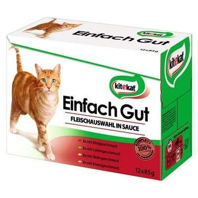 Kitekat 12 - Multipack Vlees selectie in saus 12x85 g