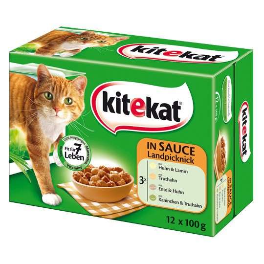 Pouches Multipack 12 Landpicknick in Sauce by Kitekat 24x100 g, 12x100 g buy online