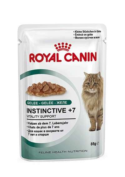 Royal Canin Feline Health Nutrition - Instinctive +7 i Gelé 85 g kjøp billig med rabatt
