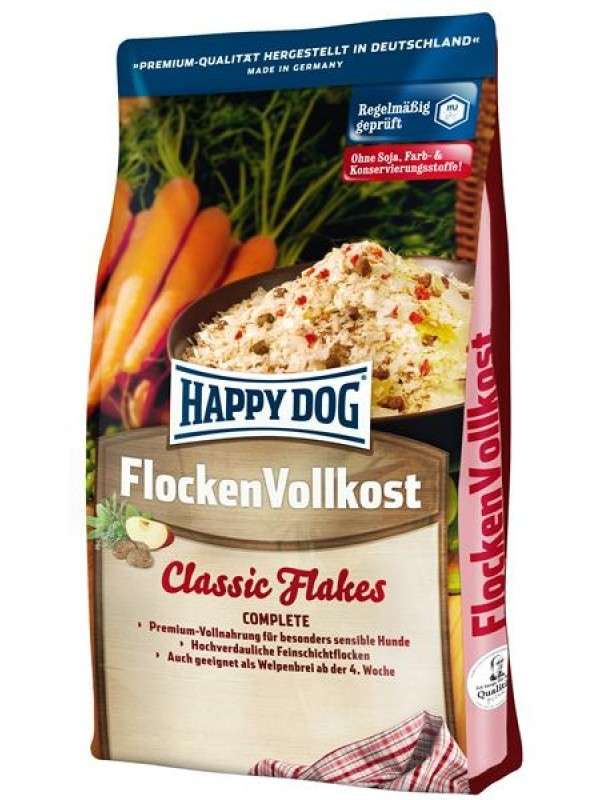 Happy Dog Flocken Vollkost 1 kg Hundeflocken