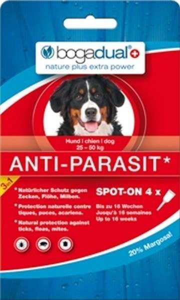 Bogadual Anti-Parasit Spot-on 4x2.5 ml kjøp billig med rabatt