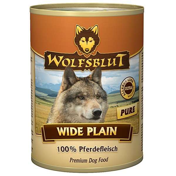 Wolfsblut Wide Plain Pure 100% paardenvlees 395 g