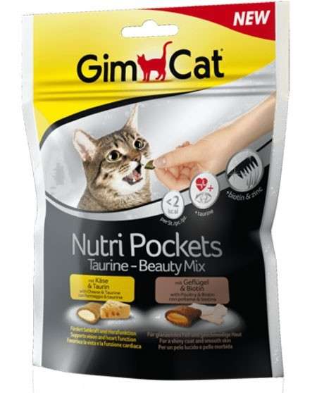 GimCat Nutri Pockets Taurine - Beauty Mix 150 g