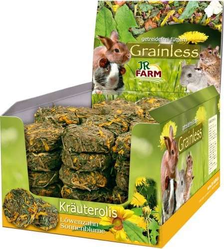 JR Farm Grainless herb rolls Dandelion-Sunflower 70 g