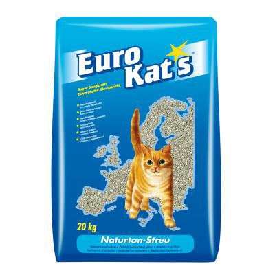 Natural Clay Litter in paper bag 20 l af Eurokat's køb rimeligt og favoribelt med rabat