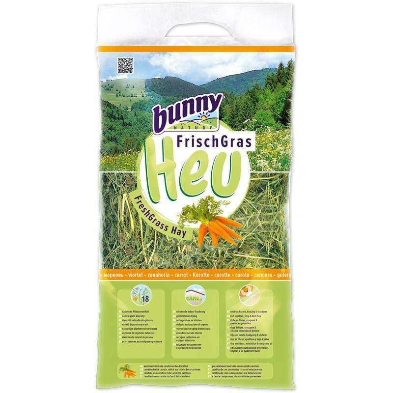 Bunny Nature FreshGrass Hay Carrots 500 g kjøp billig med rabatt
