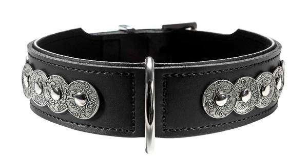 Hunter Halsband Basic Rom Zwart 36-41x3.3 cm met korting aantrekkelijk en goedkoop kopen
