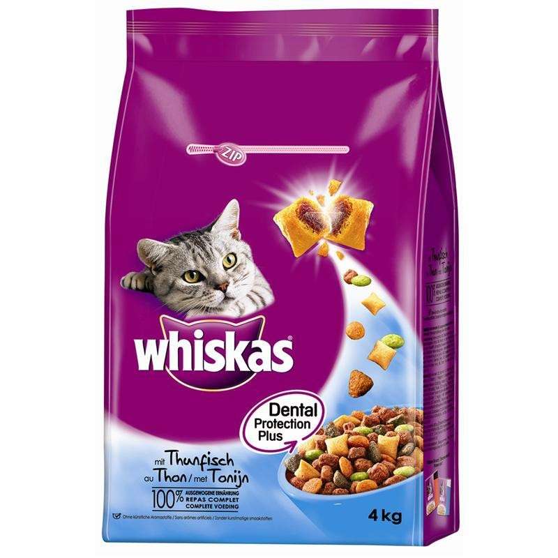 Whiskas Adult 1 Thon 4 Kg Croquettes Pour Chat