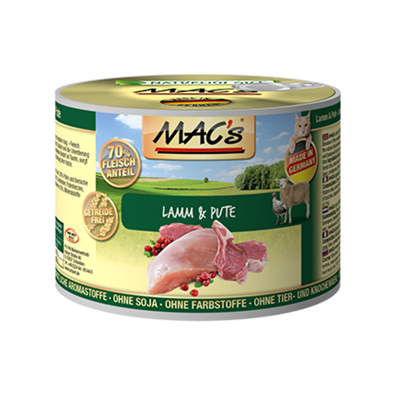 MAC's Lamb & Turkey 200 g, 400 g, 800 g
