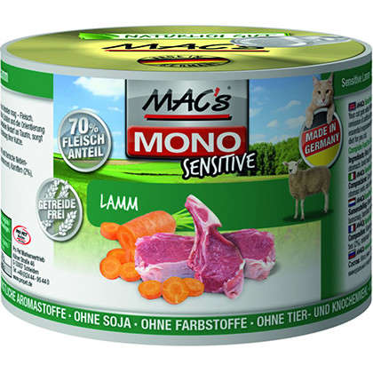 MAC's Cat Mono Sensitive - Lamb 400 g, 200 g