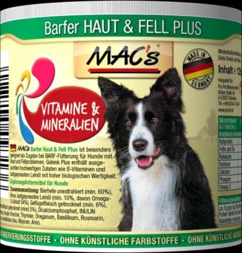 MAC's Barfer Huid & Vacht Plus 125 g