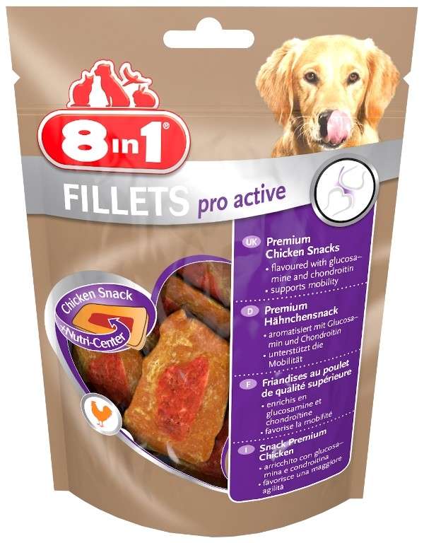 8in1 Fillets Pro Active 80 g kjøp billig med rabatt