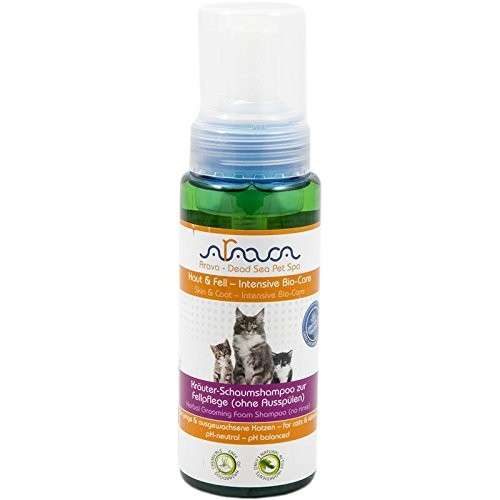 Arava Champú Aseo a base de Hierbas para Jóvenes y Adultos Gatos 250 ml