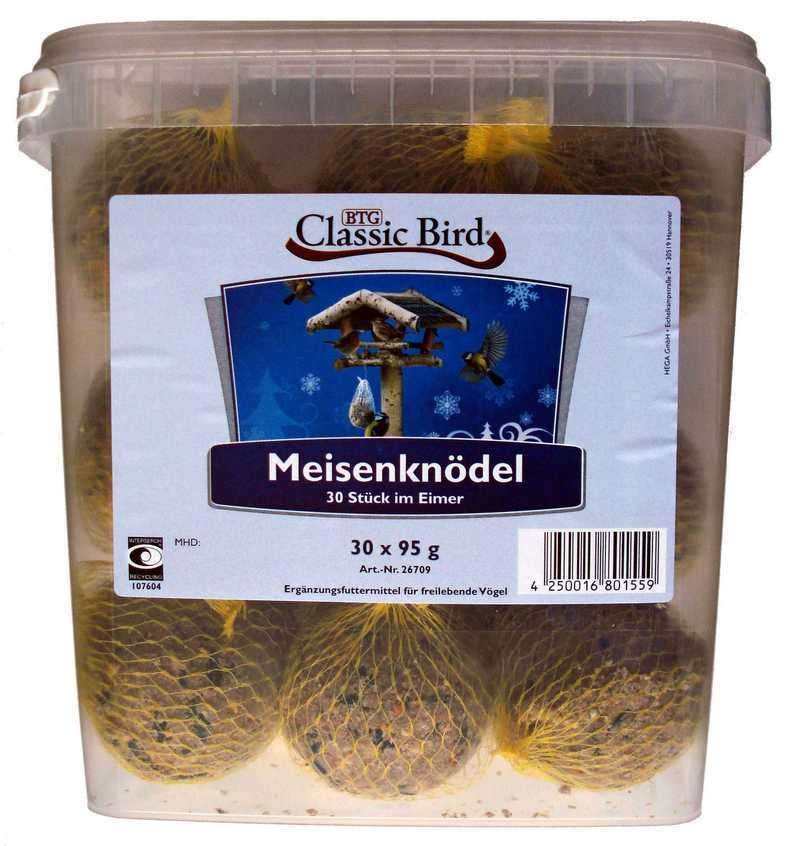 Classic Bird Grass balls in bucket 95 g osta edullisesti