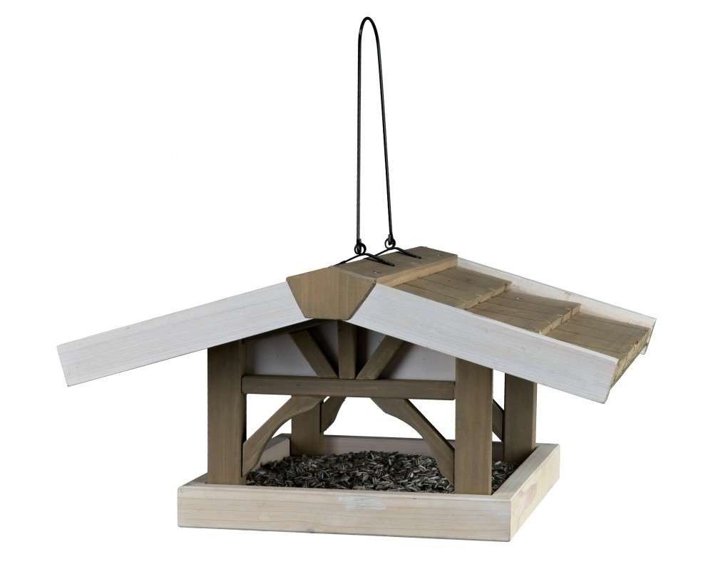 Trixie Natura Voerhok Hanger Lichtgrijs 46x22x44 cm met korting aantrekkelijk en goedkoop kopen