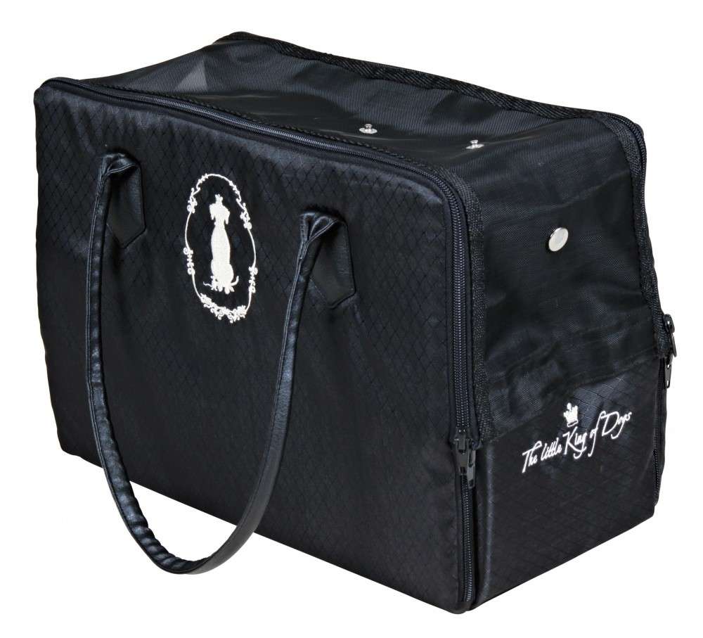 Bolsa King of Dogs, preto 17x26x36 cm da Trixie Compre a bom preço com desconto