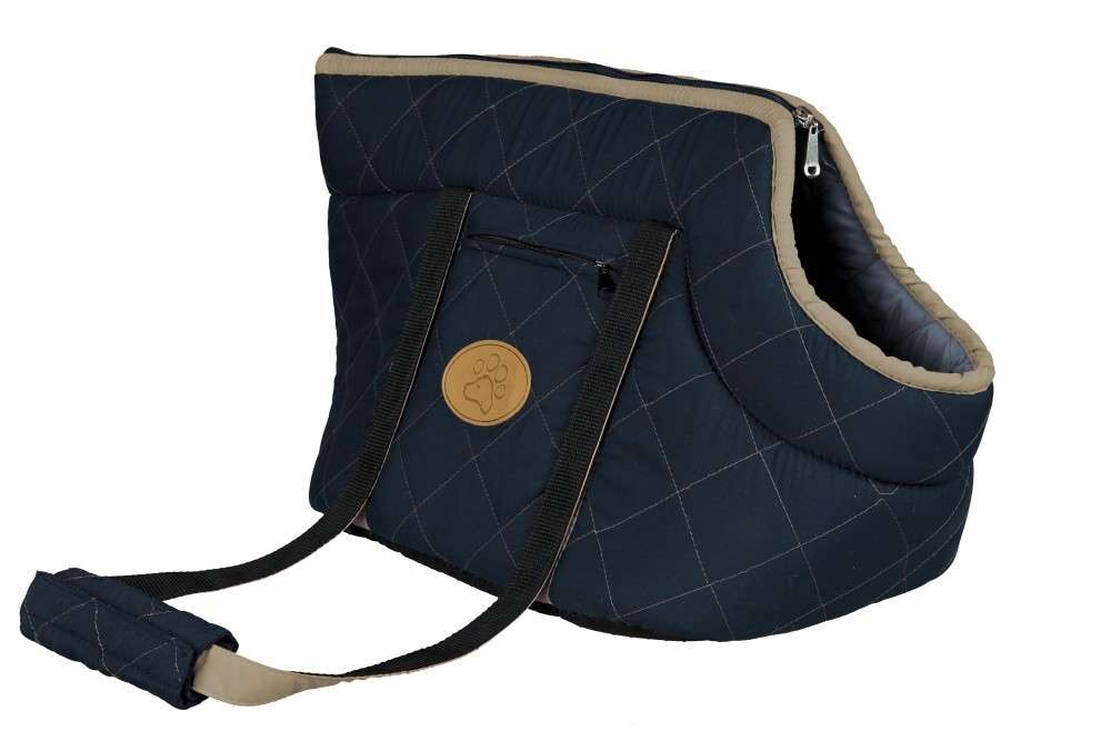 Trixie Honden draagtas Viktoria, donkerblauw/lichtblauw 26x29x50 cm met korting aantrekkelijk en goedkoop kopen
