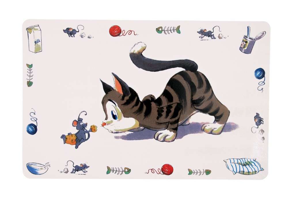 Trixie Salvamanteles - Comic Cat 44x28 cm