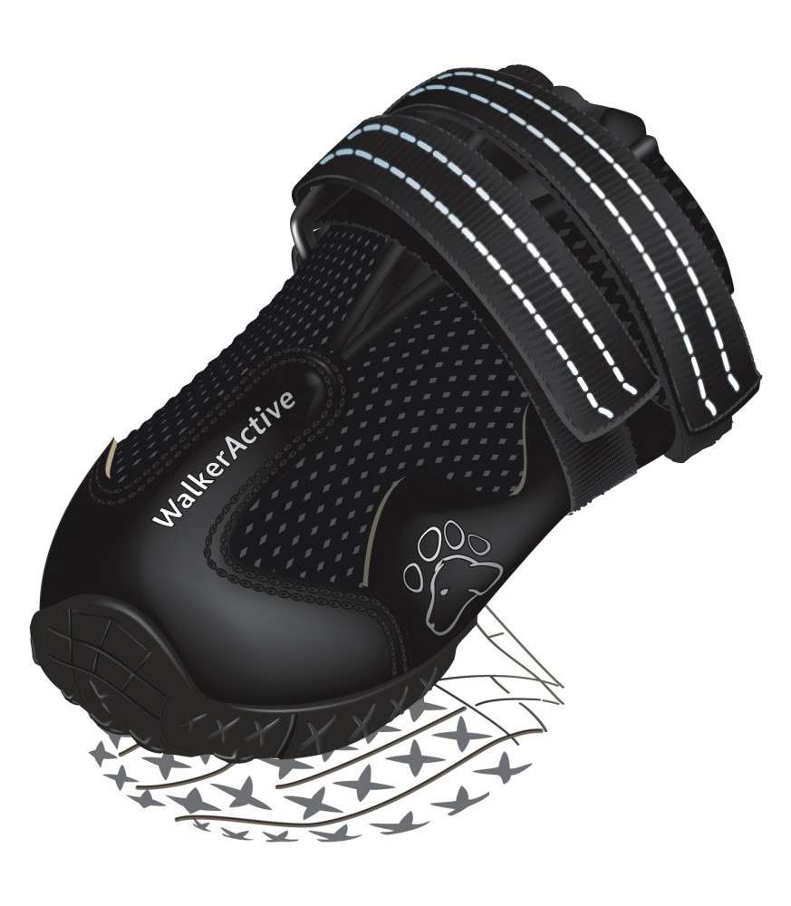 Pfotenschutz Walker Active XS-S Schwarz von Trixie online günstig kaufen
