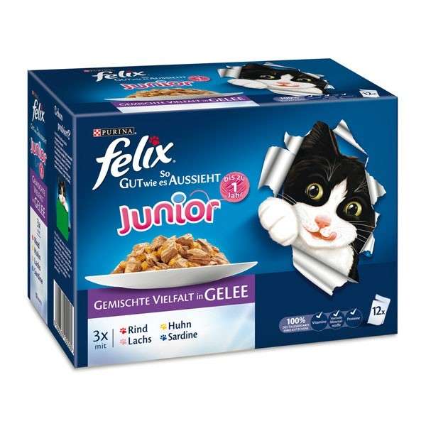 Felix Multipack "Tan Bueno como Parece" - Junior 12x100 g