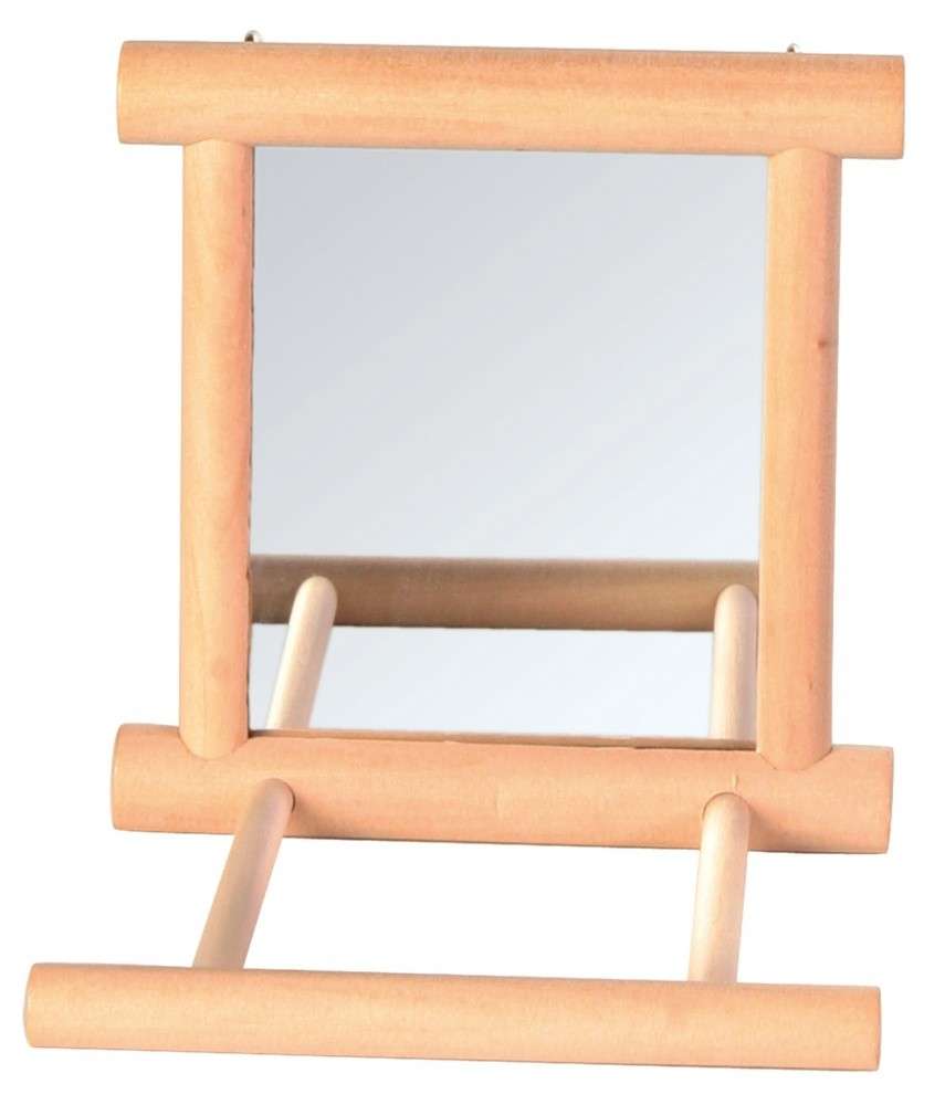 Trixie Spiegel met houten frame 9x9 cm met korting aantrekkelijk en goedkoop kopen