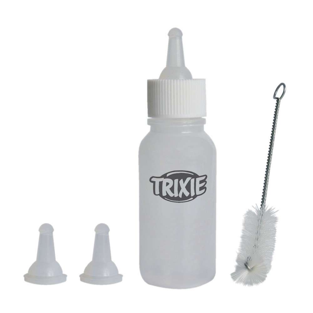 Trixie Mini biberón cachorros cepillo 57 ml