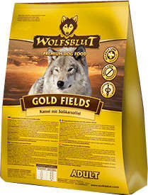 Wolfsblut Goldfields Adult Kameel en Zoete Aardappel 15 kg, 2 kg, 500 g