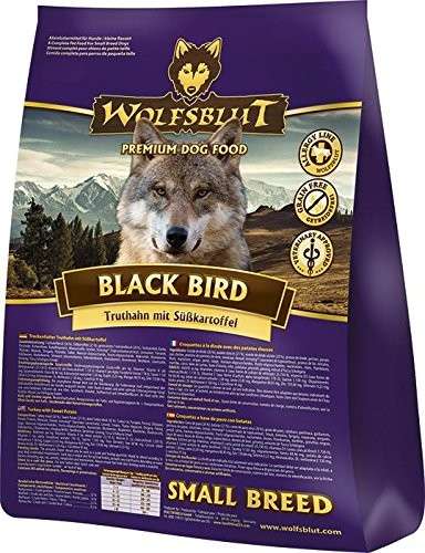 Wolfsblut Black Bird Small Breed Kalkoen en zoete Aardappelen 7.5 kg, 500 g, 2 kg, 15 kg