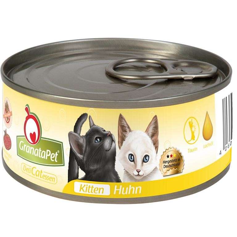 GranataPet Delicadeza Gatito con Pollo 6x200 g, 6x100 g