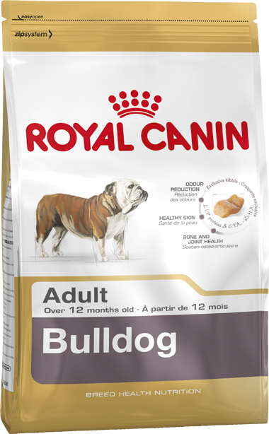Royal Canin Breed Health Nutrition Bulldog Adult 3 kg, 12 kg
