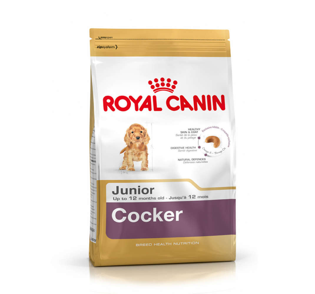 Royal Canin Breed Health Nutrition Cocker Junior 3 kg, 1 kg