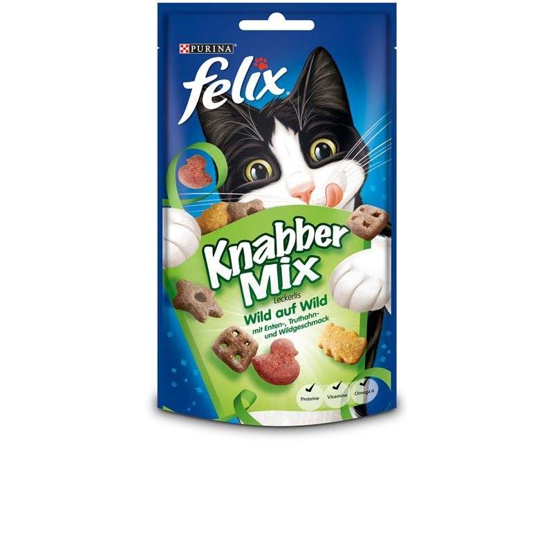 Rapeat herkkupalat Game Mix Wild 60g Felix osta edullisesti
