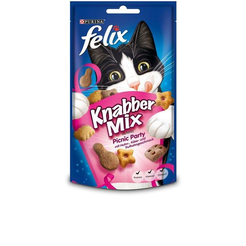 Kissan makupalat Party Mix Picnic Party 60g Felix osta edullisesti