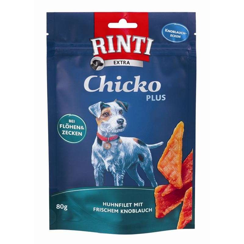 Rinti Extra Snack Chicko Knoflook Hoekjes 80 g