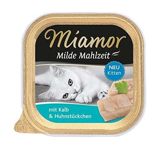 Milde Mahlzeit Kitten Veal & Chicken pieces by Miamor 100 g buy