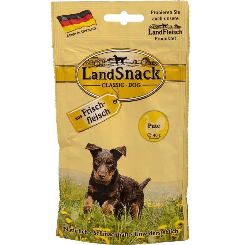 Landfleisch LandSnack Classic Dog Kalkoen 40 g