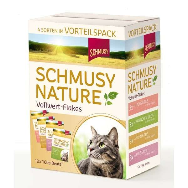 Nature Whole Food Flakes Multipack by Schmusy 12x100 g buy online