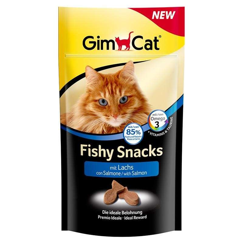 GimCat Fishy Snacks met Zalm 35 g
