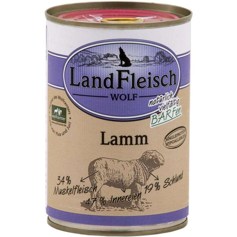 Landfleisch Wolf Sensitieve 100% Lam Blikje 400 g