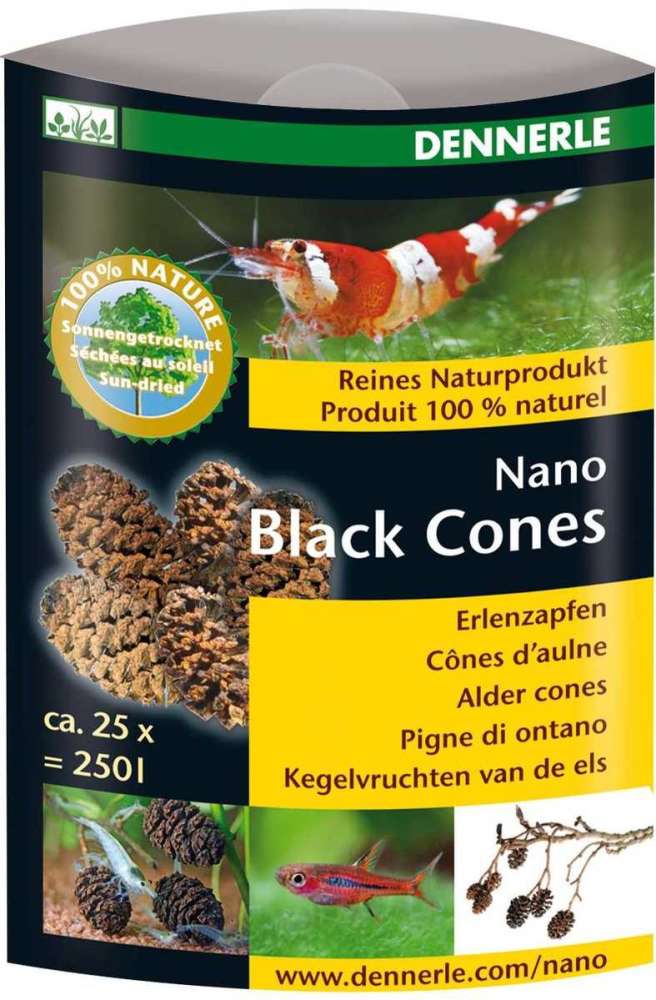 Dennerle Nano Black Cones 20 g met korting aantrekkelijk en goedkoop kopen