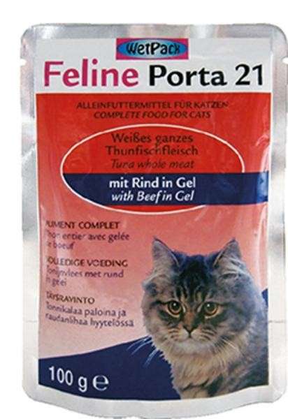 Feline Porta 21 Tun med okse 100 g