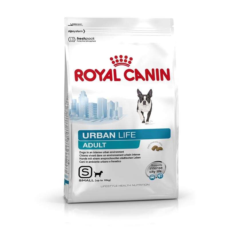 Royal Canin Lifestyle Health Nutrition - Urban Life Adult Small 7.5 kg, 500 g, 3 kg, 1.5 kg køb rimeligt og favoribelt med rabat