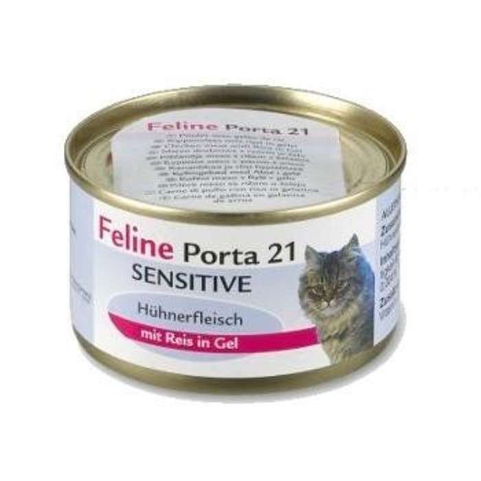 Feline Porta 21 Sensitive Kylling med ris 24x90 g