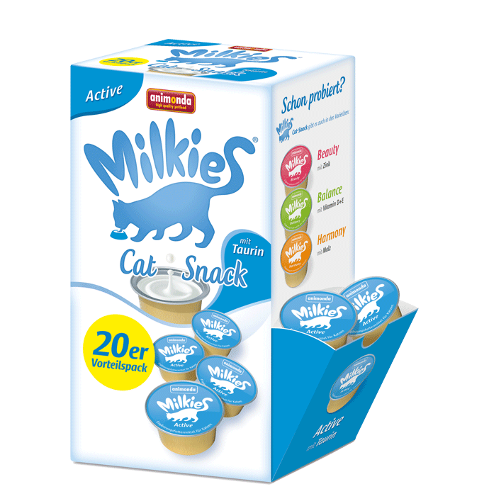 Animonda Milkies Active Taurina 20x15 g, 4x15 g