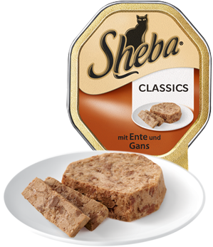 Sheba Classics Con Anatra Oca 85 G Cibo Umido Per Gatti