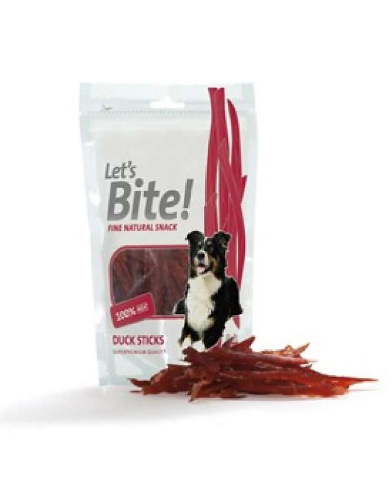 Let´s Bite Duck Stick 80 g køb rimeligt og favoribelt med rabat