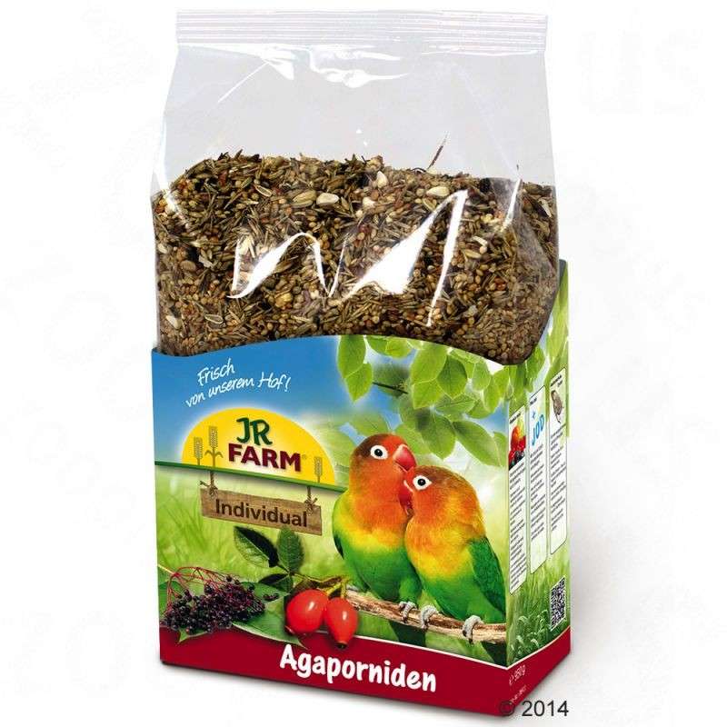 JR Farm Individual for Lovebirds 1 kg køb rimeligt og favoribelt med rabat