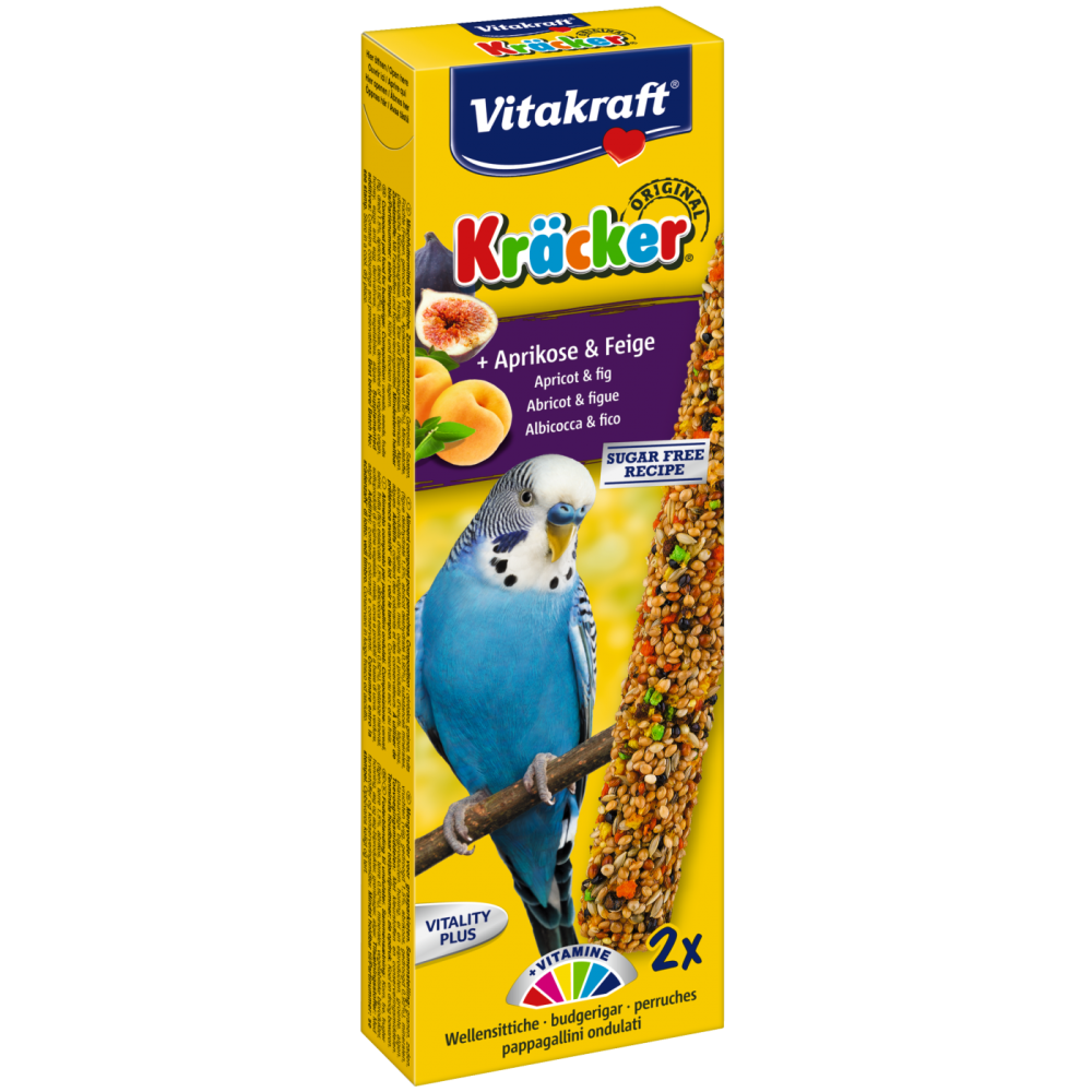 Vitakraft Parkietkräcker met Abrikoos & Vijg 60 g