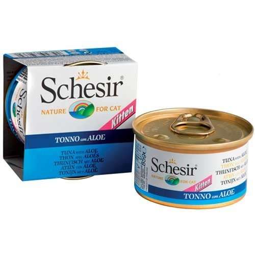 Schesir Kitten Atún y Aloe 85 g